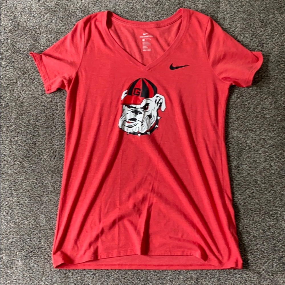 GA bulldogs vneck
